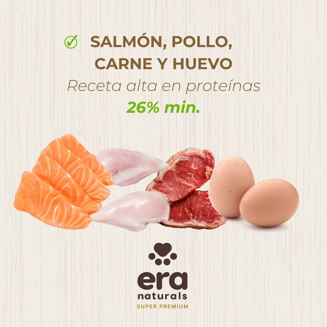 Era Naturals Adulto Raza Mediana y Grande Alimento Super Premium Era Naturals Adulto Raza Mediana y Grande Alimento Super Premium